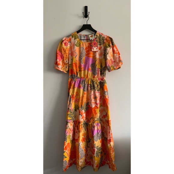 NEW ANTHROPOLOGIE FARM RIO Maribel Dress - Picture 4 of 6
